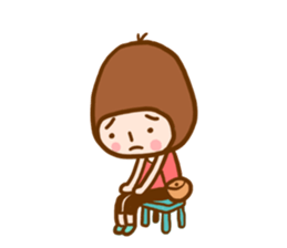 Girl 150 cm. sticker #6244212
