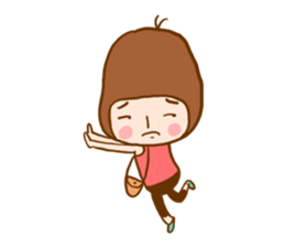 Girl 150 cm. sticker #6244219