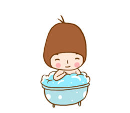 Girl 150 cm. sticker #6244229