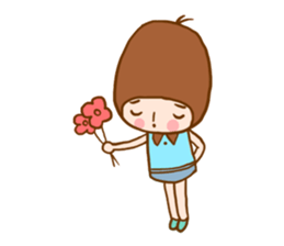 Girl 150 cm. sticker #6244230