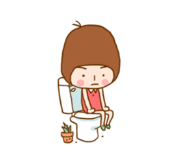 Girl 150 cm. sticker #6244239