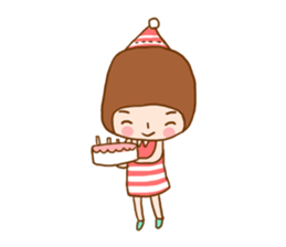 Girl 150 cm. sticker #6244244