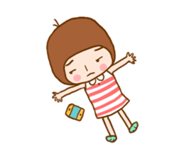 Girl 150 cm. sticker #6244245