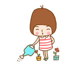 Girl 150 cm. sticker #6244247