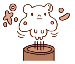 Very soft bear sticker #6244645