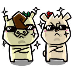 Mr. Pig and his darling bear