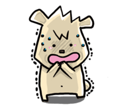 Mr. Pig and his darling bear sticker #6244650