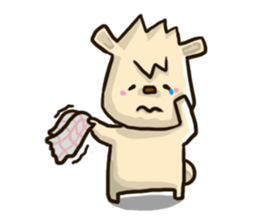 Mr. Pig and his darling bear sticker #6244656