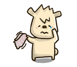 Mr. Pig and his darling bear sticker #6244656