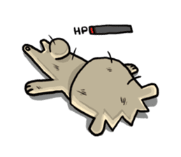 Mr. Pig and his darling bear sticker #6244657