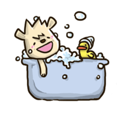 Mr. Pig and his darling bear sticker #6244661