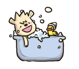 Mr. Pig and his darling bear sticker #6244661