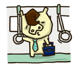 Mr. Pig and his darling bear sticker #6244667