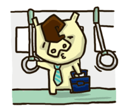 Mr. Pig and his darling bear sticker #6244667