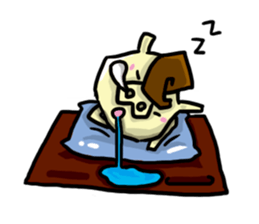 Mr. Pig and his darling bear sticker #6244671