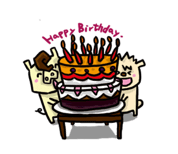 Mr. Pig and his darling bear sticker #6244680