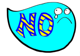 Colorful speech balloon sticker #6244730