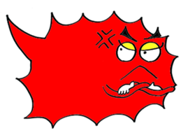 Colorful speech balloon sticker #6244754