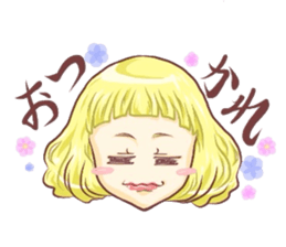 Girl with an eye in a sea sticker #6245268