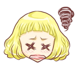 Girl with an eye in a sea sticker #6245273