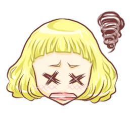 Girl with an eye in a sea sticker #6245273