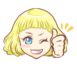 Girl with an eye in a sea sticker #6245276