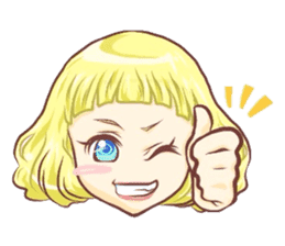 Girl with an eye in a sea sticker #6245276