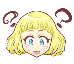 Girl with an eye in a sea sticker #6245279