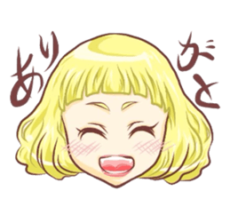 Girl with an eye in a sea sticker #6245284