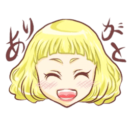 Girl with an eye in a sea sticker #6245284