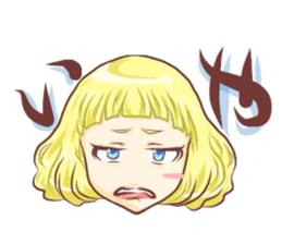 Girl with an eye in a sea sticker #6245287