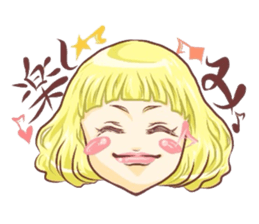 Girl with an eye in a sea sticker #6245290