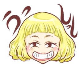 Girl with an eye in a sea sticker #6245297