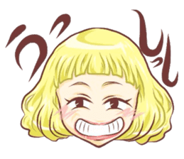 Girl with an eye in a sea sticker #6245297