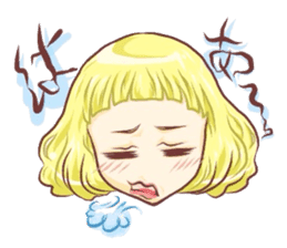 Girl with an eye in a sea sticker #6245299