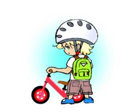 Kids Bike and My son sticker #6245334
