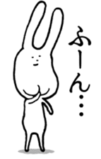 Chin God buttocks chin rabbit sticker #6246335