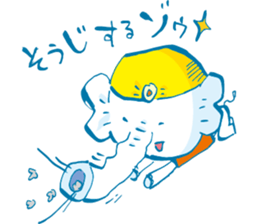 Surreal elephant illustrations Sticker sticker #6246821