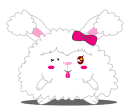 Cutie Angora rabbit sticker #6246987