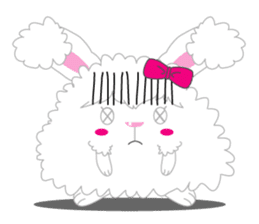 Cutie Angora rabbit sticker #6246993