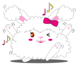 Cutie Angora rabbit sticker #6246994