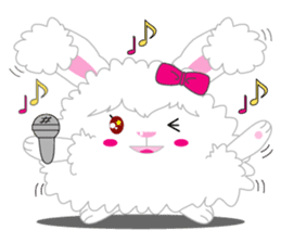 Cutie Angora rabbit sticker #6246995