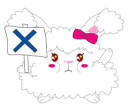 Cutie Angora rabbit sticker #6247002