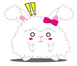 Cutie Angora rabbit sticker #6247003