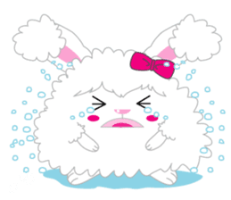 Cutie Angora rabbit sticker #6247004