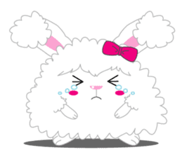 Cutie Angora rabbit sticker #6247005