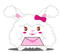 Cutie Angora rabbit sticker #6247006
