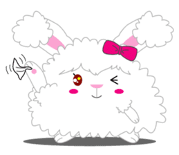 Cutie Angora rabbit sticker #6247008
