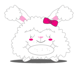 Cutie Angora rabbit sticker #6247010
