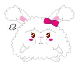 Cutie Angora rabbit sticker #6247012